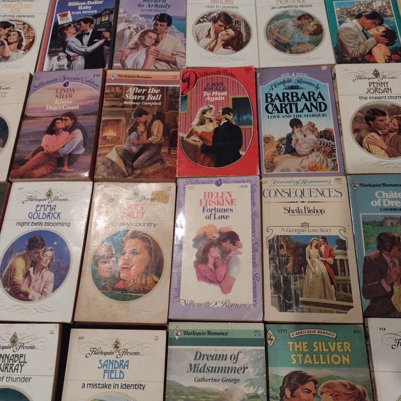 Vintage romance bundle of 40