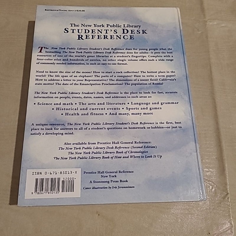 The New York Public Library Student's Desk Reference