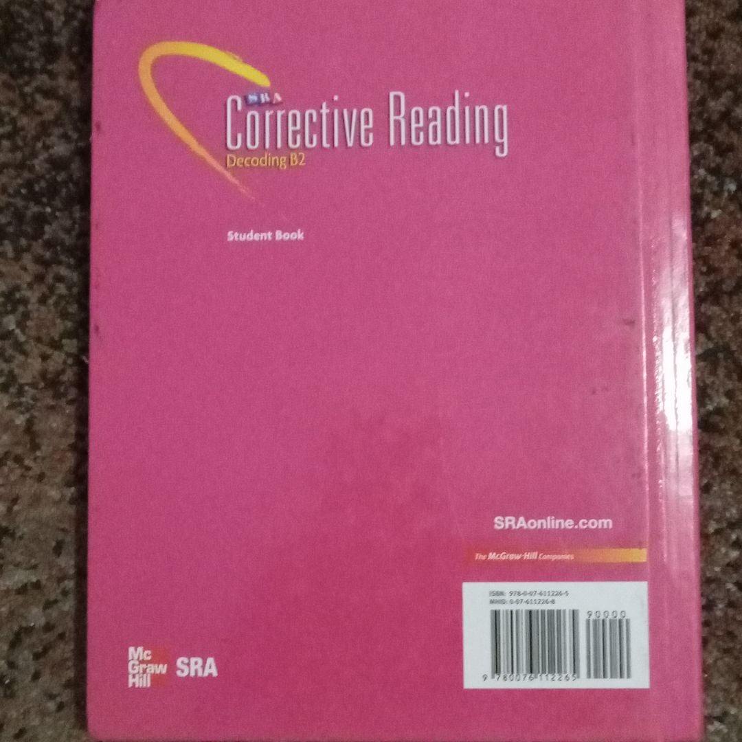 Corrective Reading Decoding Level B2, Student Book By McGraw Hill ...