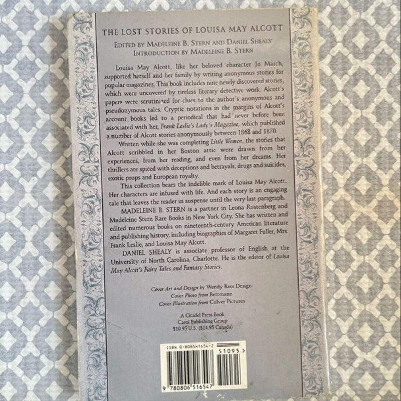 The Lost Stories of Louisa May Alcott