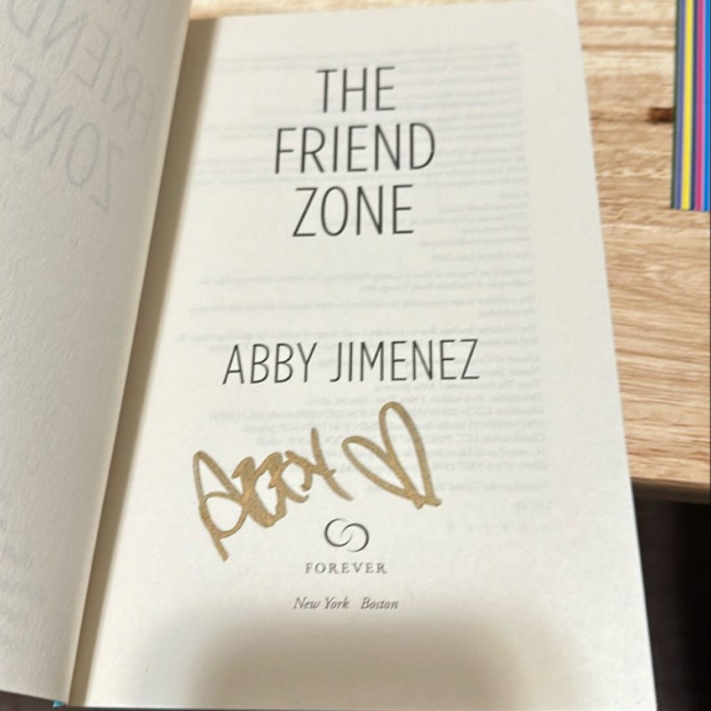 The Friend Zone (signed)