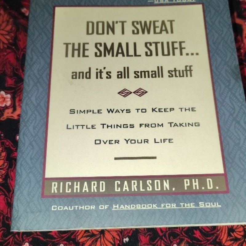 Don't Sweat the Small Stuff Book Set by Richard Carlson – 2-Paperback Bundle