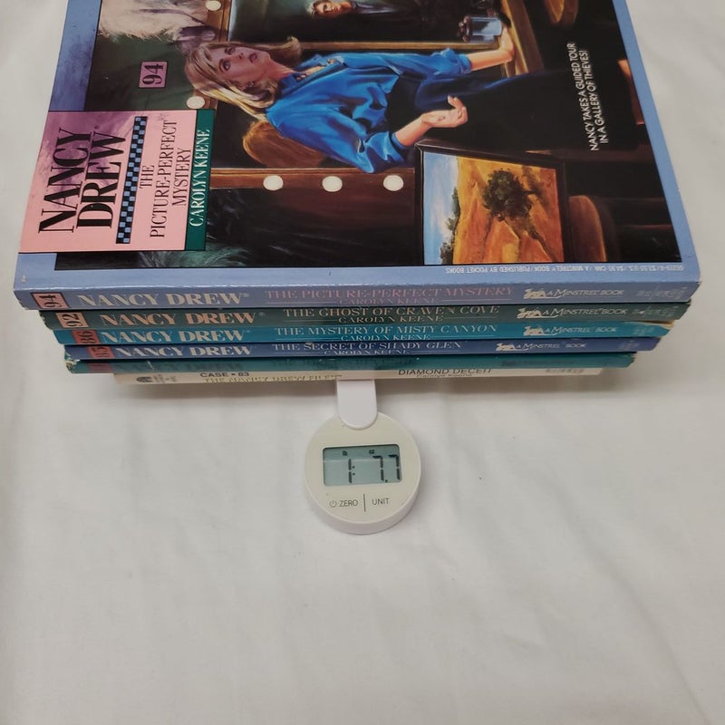 Vintage Nancy Drew six book bundle 