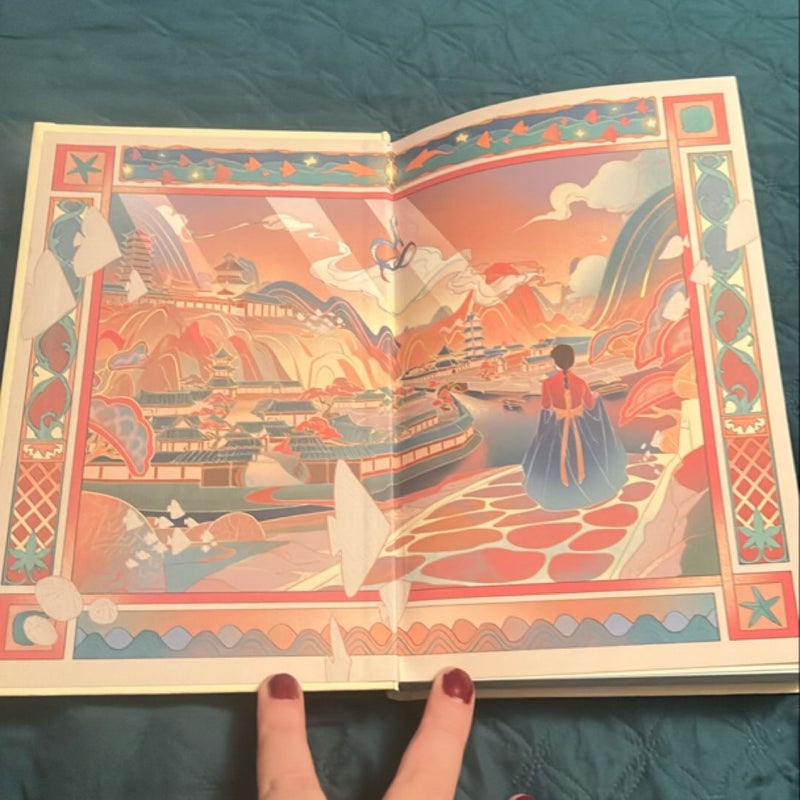 The Girl Who Fell Beneath The Sea *SIGNED Fairyloot Special Edition* & Throw Pillowcase