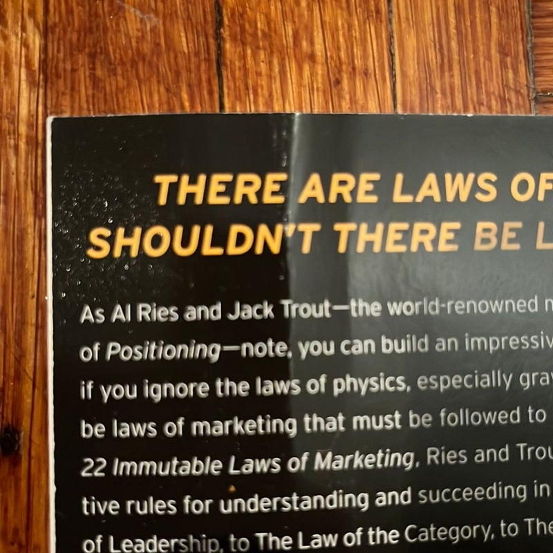 The 22 Immutable Laws of Marketing