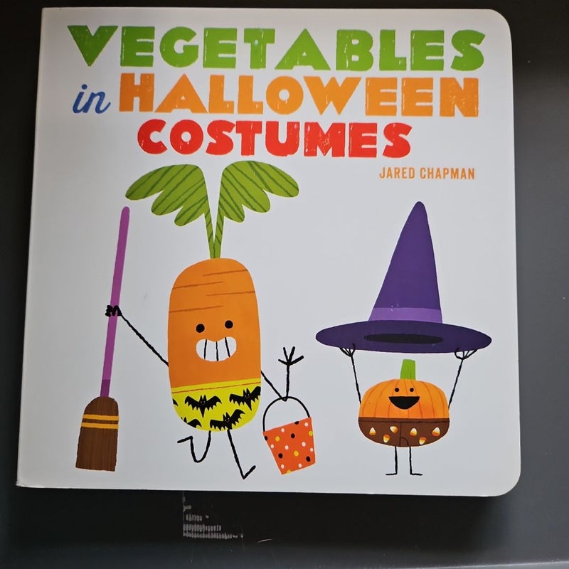 Vegetables in Halloween Costumes