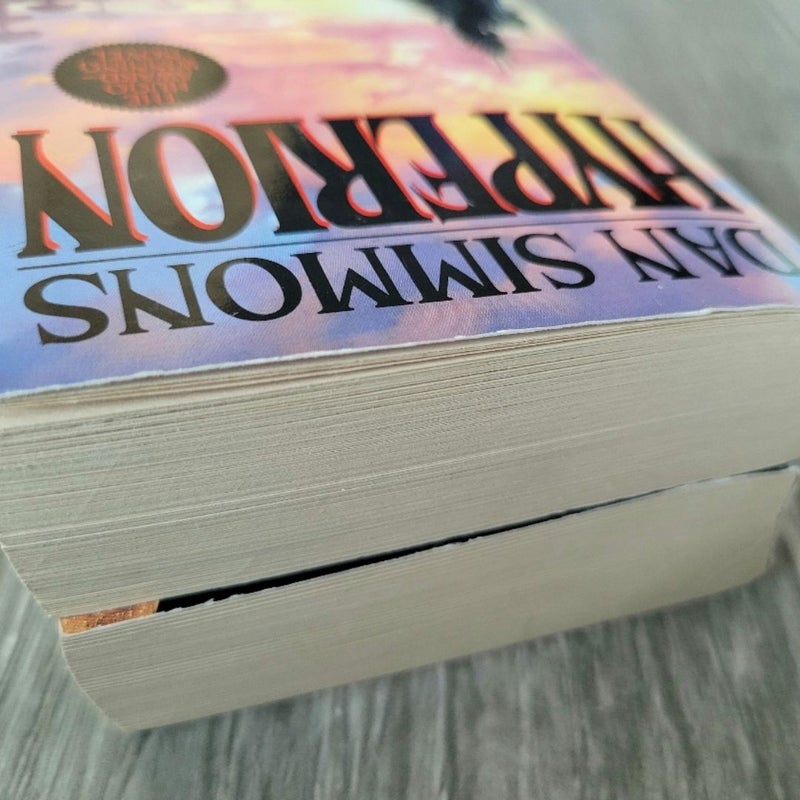 HYPERION AND THE FALL OF HYPERION CANTOS SERIES BOOKS LOT OF 2 BOOKS DAN SIMMONS