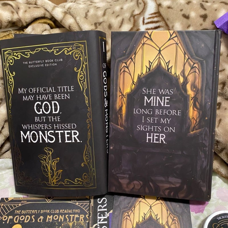Of Gods and Monsters the butterfly book club