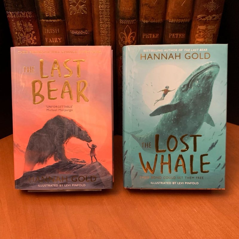 GOLDSBORO The Last Bear & The Lost Whale, 175/250, 236/250, Signed First Editions