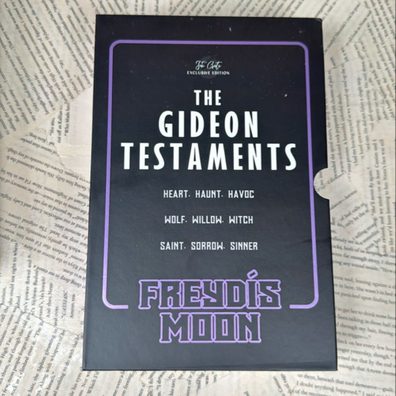 The Gideon Testaments trilogy - FAE CRATE SPECIAL EDITIONS