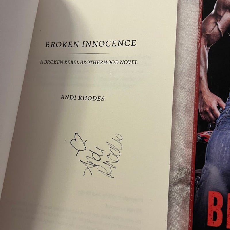 SIGNED Trilogy Andi Rhodes