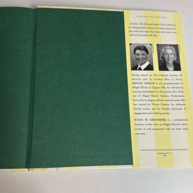 The Bride and Groom's First Cookbook