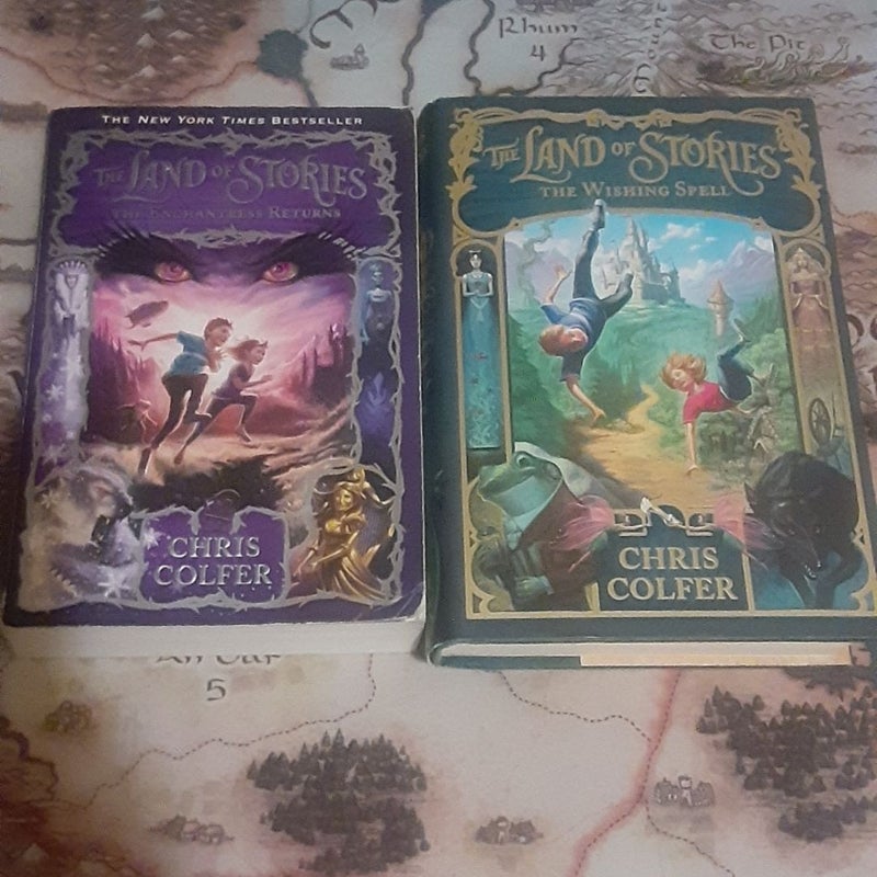 The Land of Stories lot 1,2,3,4,6: Worlds Collide