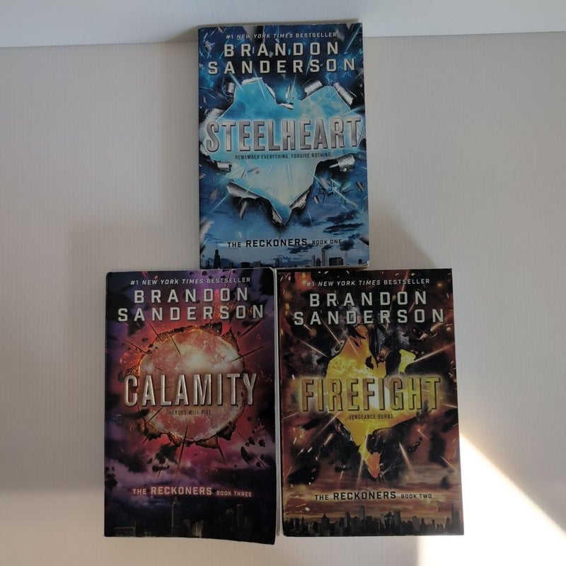 *THE RECKONERS 1-3* Steelheart, Firefight, Calamity