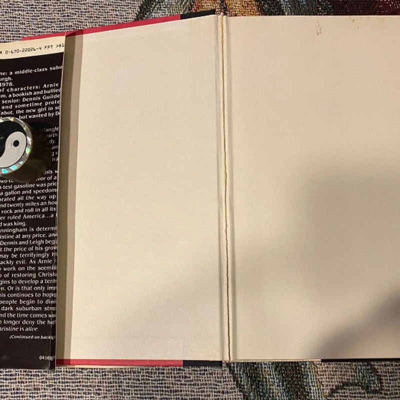 Christine by Stephen King 1983 First Edition First Print HC VGC