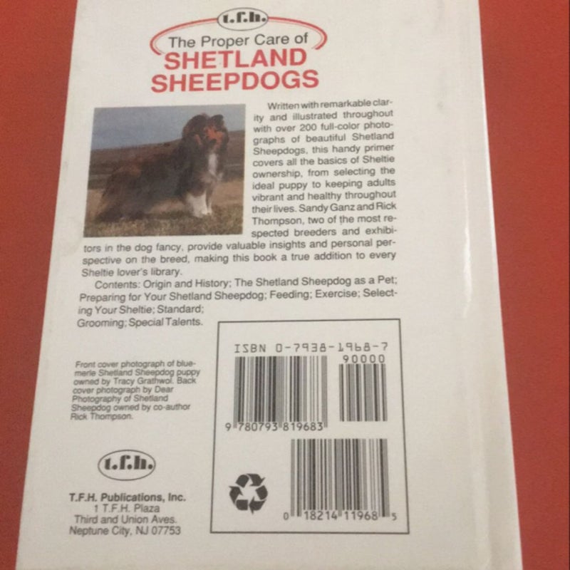 The Proper Care of Shetland Sheepdogs