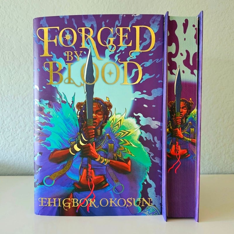 Forged By Blood Digitally Signed by Ehigbor Okosun Fairyloot Exclusive Edition