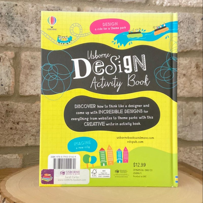 Usborne Design Activity Book