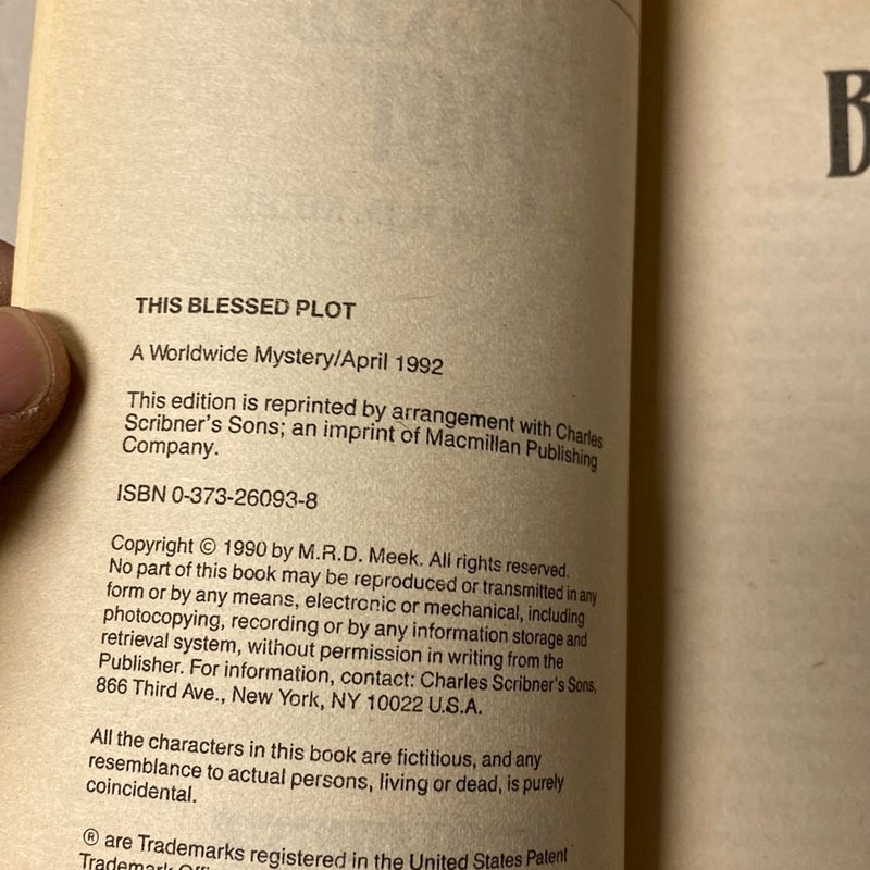This Blessed Plot