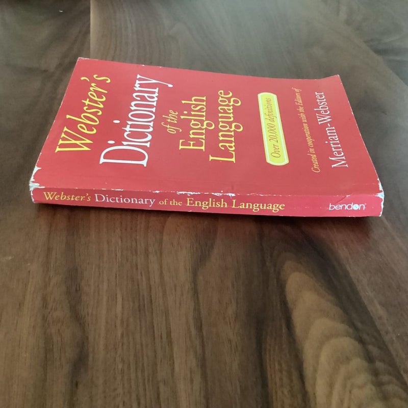 Bendon Webster's Dictionary Of The English Language 