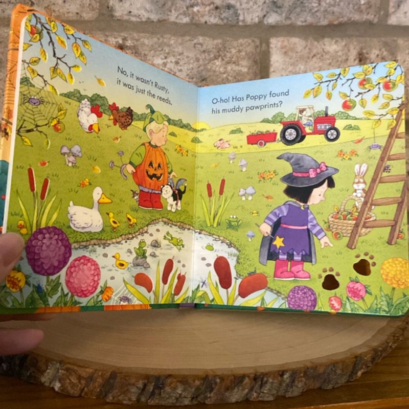 Poppy and Sam's Halloween Party (with PEEK THROUGH PAGES)