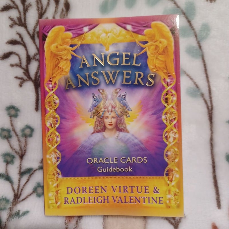 Oracle tarot cards angel edition.