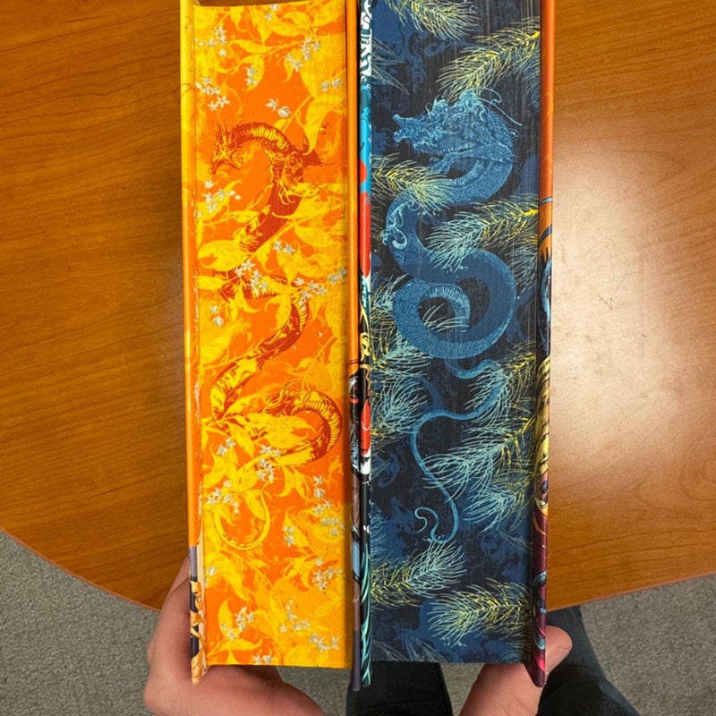 The Broken Binding Editions of The Priory of the Orange Tree & A Day of Fallen Night