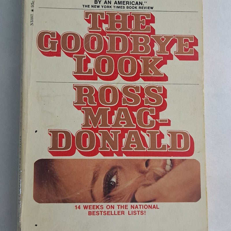 the Goodbye Look By Ross Mac-Donald paperback vintage 1969
