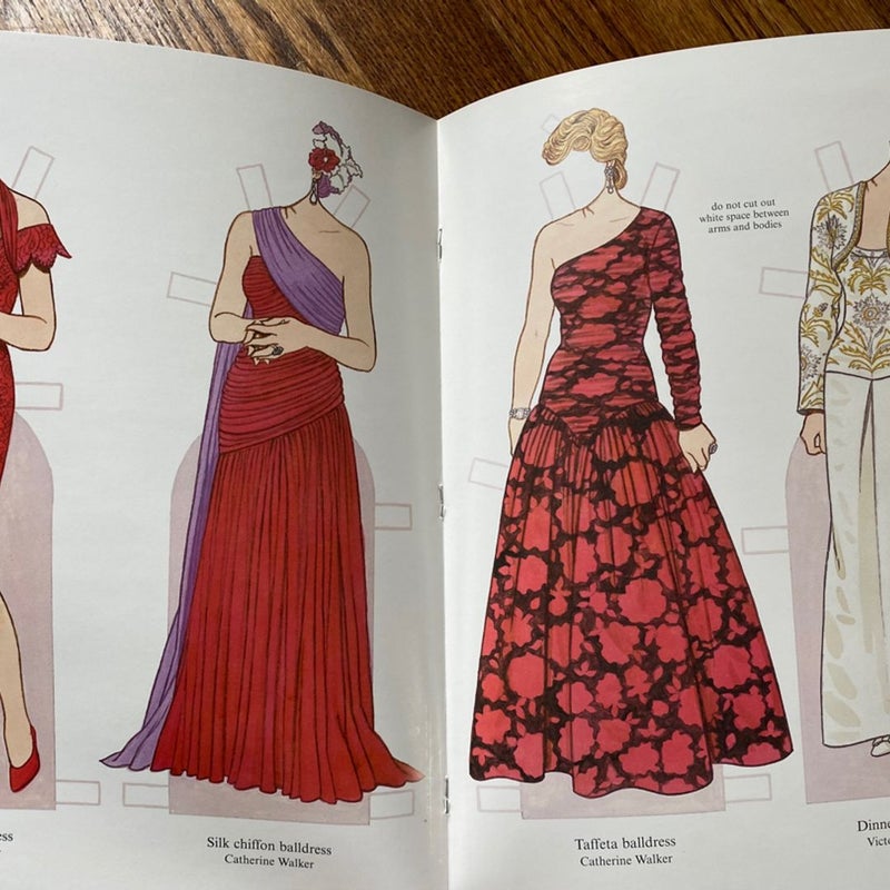 Diana Princess of Wales Paper Doll by Tom Tierney
