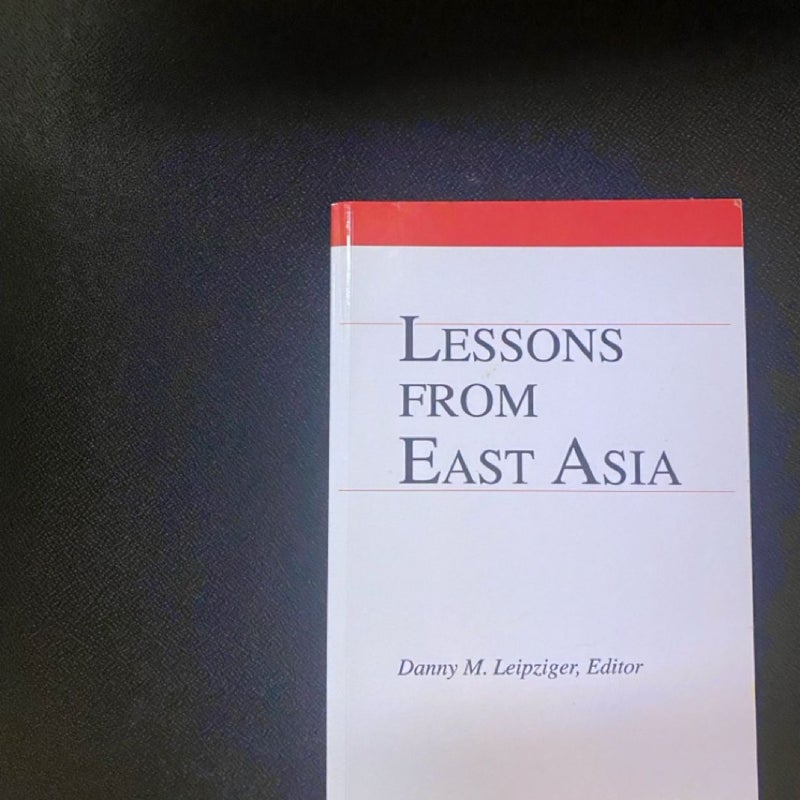 Lessons from East Asia
