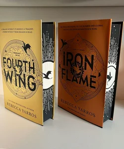 Fairyloot Fourth Wing and Iron Flame