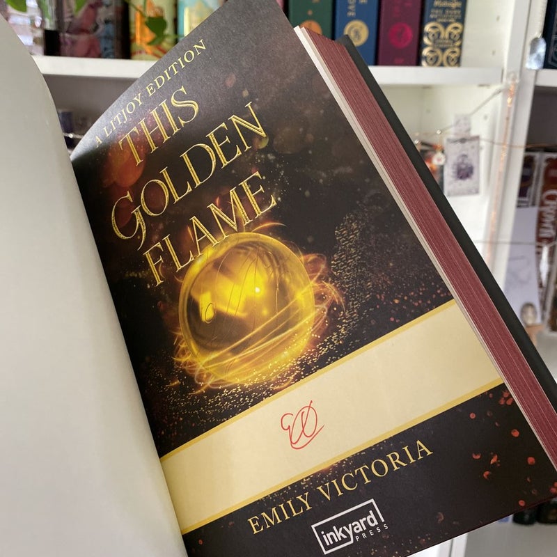 This Golden Flame LITJOY SIGNED