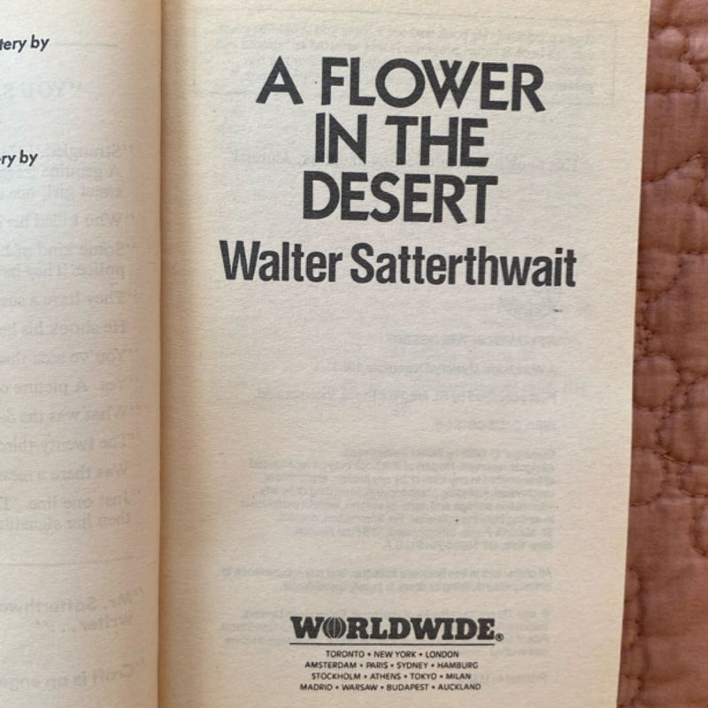 A Flower in the Desert