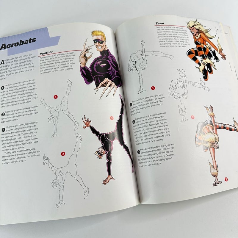 Superhero Madness Drawing-Heroes and Villains