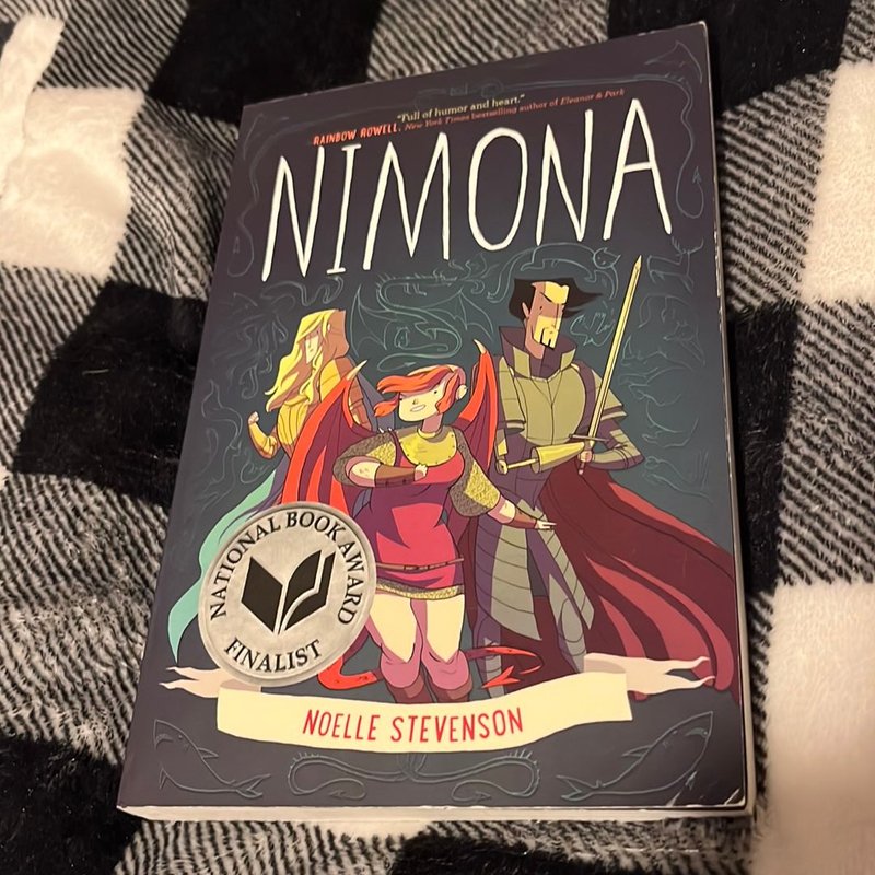 Nimona Graphic Novel Paperback By Noelle Stevenson - Good Condition (Netflix Film) 2 thumbnail image