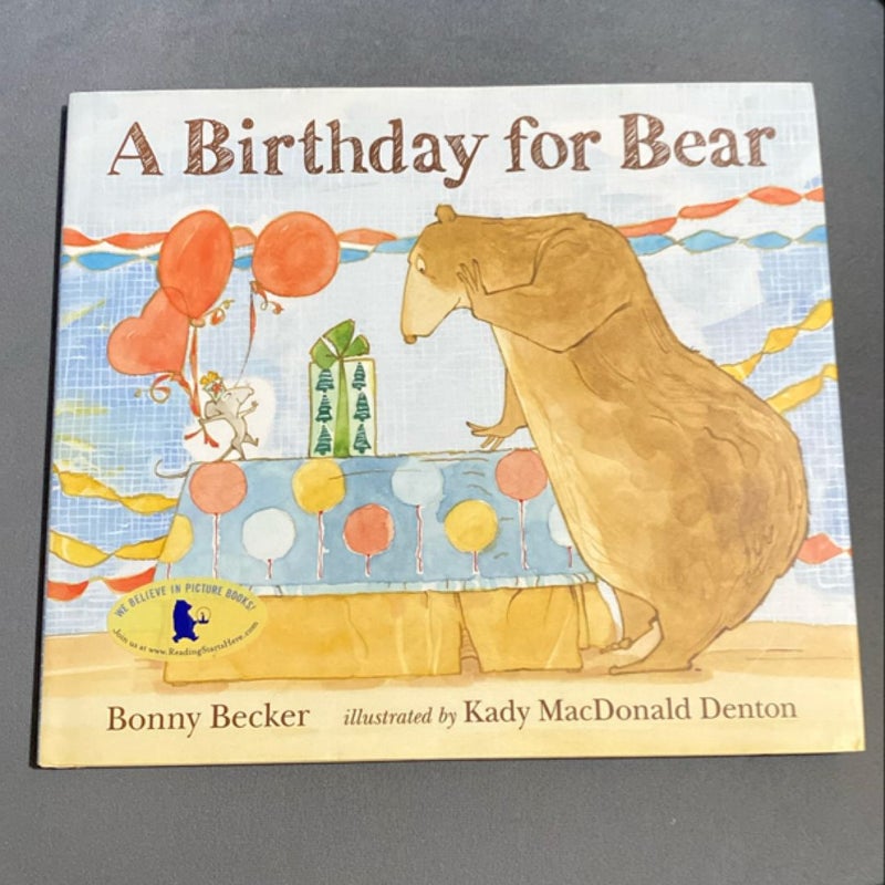 A Birthday for Bear