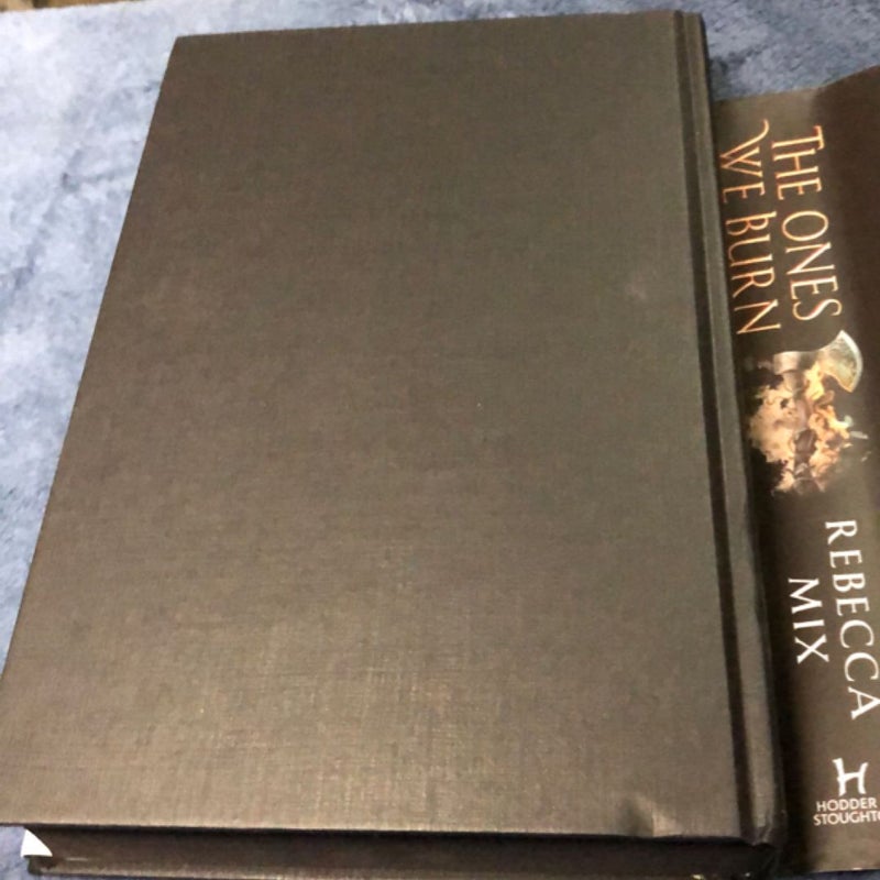 The Ones We Burn Fairyloot Sprayed Edges