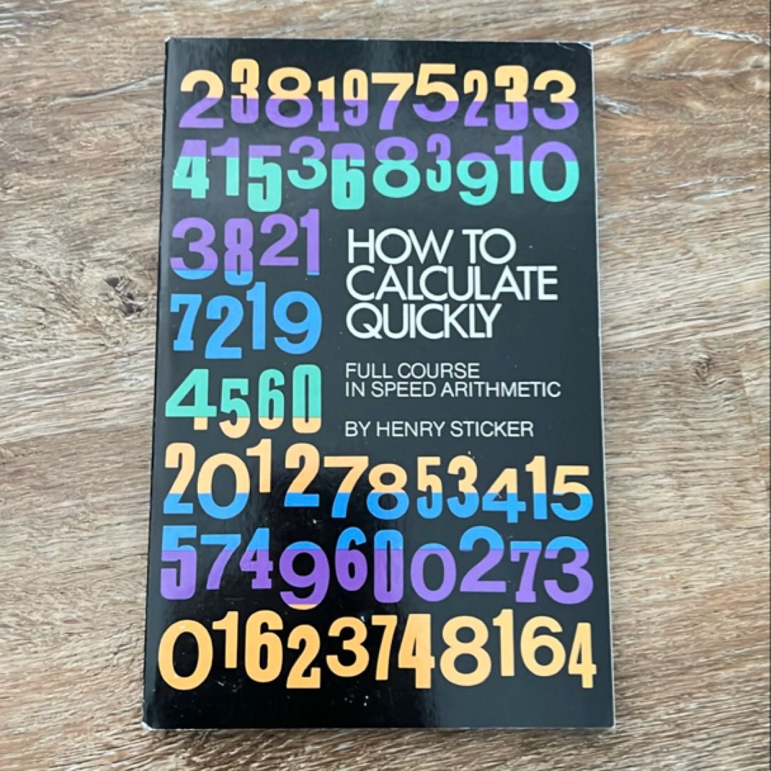 How to Calculate Quickly