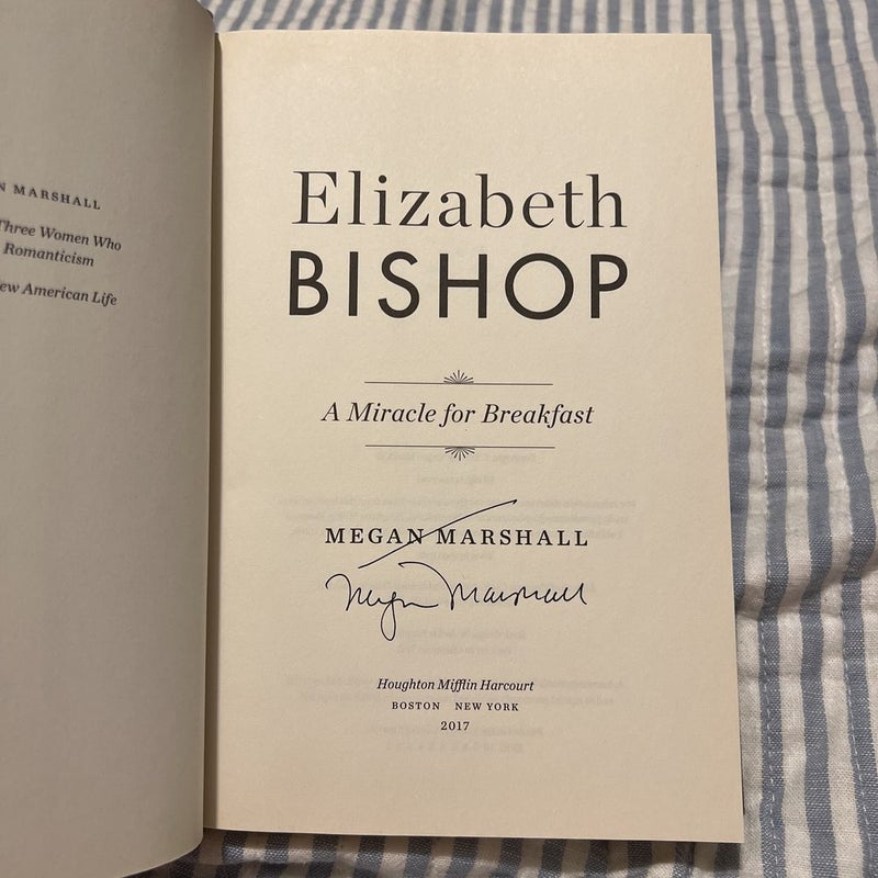 Elizabeth Bishop - signed by author