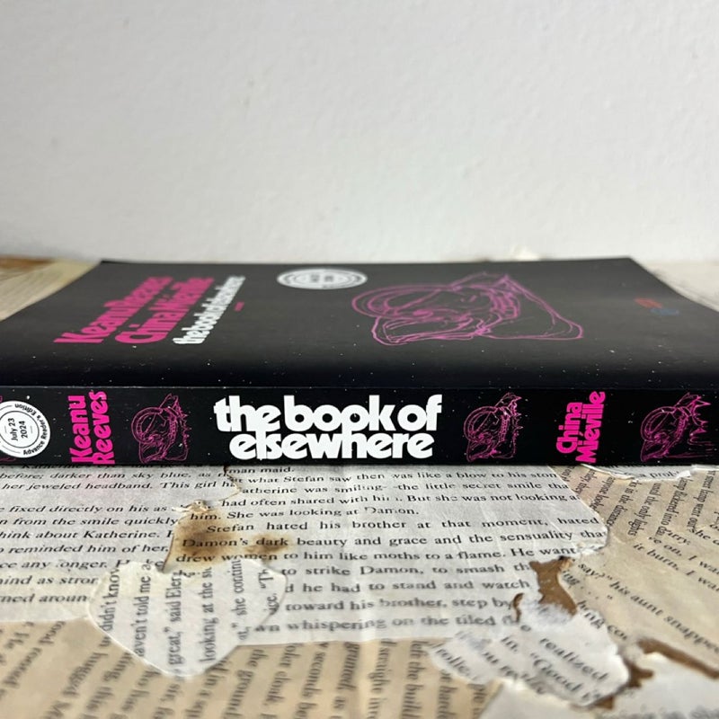 The Book of Elsewhere by Keanu Reeves & China Mieville ARC