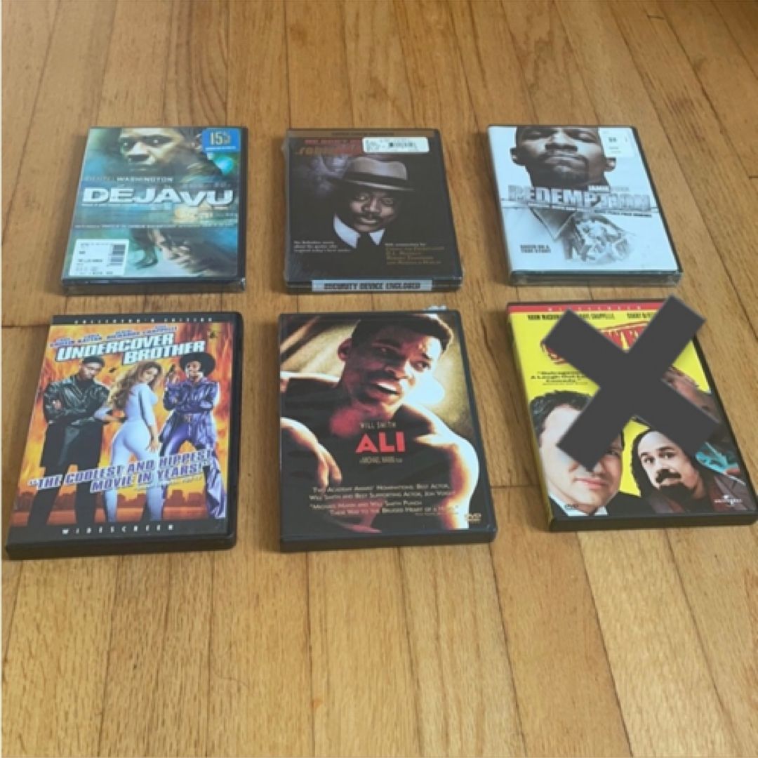 Lot of 5 DVDs