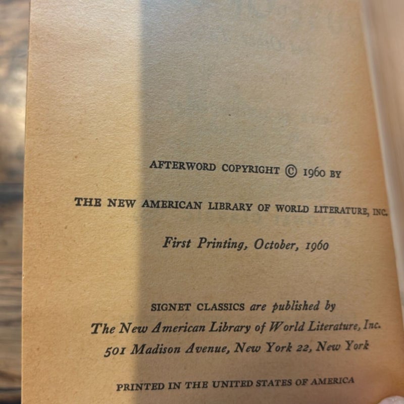 The Fall of House Usher (1960 First Signet Classics Edition/Print)