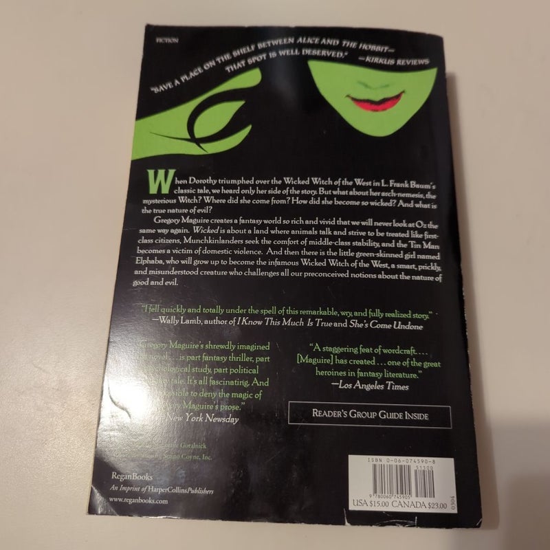 Wicked Musical Tie-In Edition