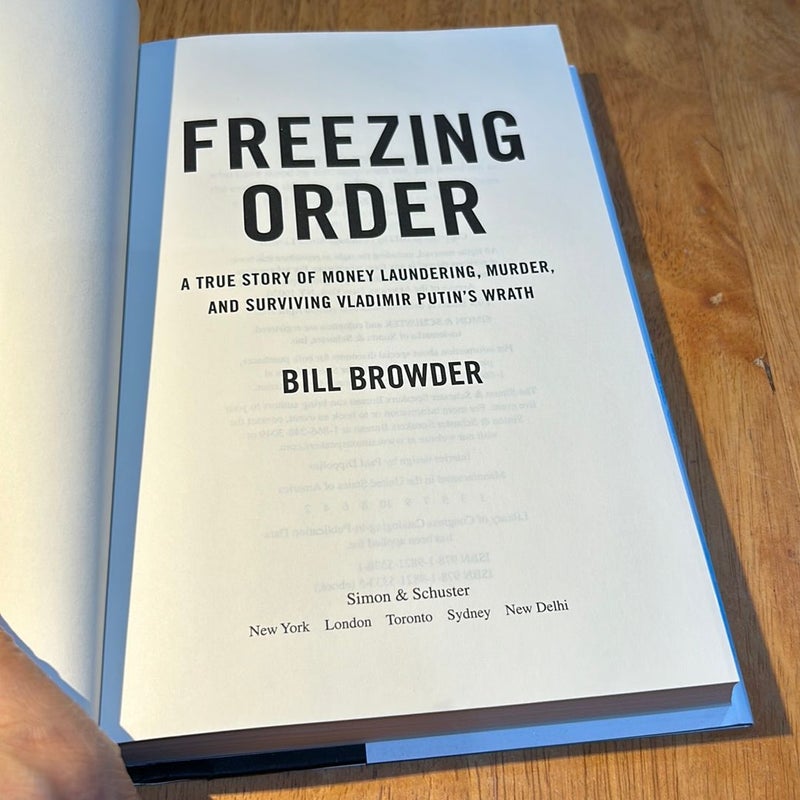 First edition/1st * Freezing Order