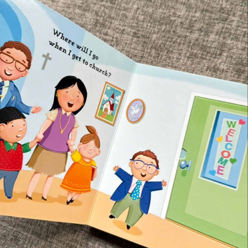 Open the Church Door (board book)
