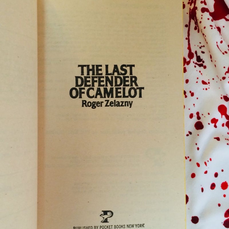 The Last Defender of Camelot 1st printing 