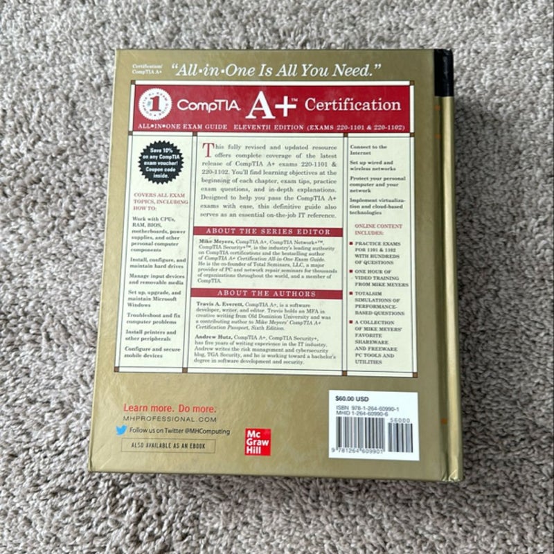 CompTIA a+ Certification All-In-One Exam Guide, Eleventh Edition (Exams 220-1101 & 220-1102)