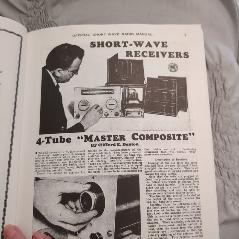 1934 Shortwave Radio Manual