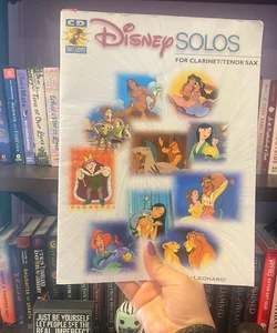 Disney Solos for Clarinet/Tenor Sax - Play along with a Full Symphony Orchestra! (Bk/Online Audio)