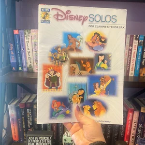 Disney Solos for Clarinet/Tenor Sax - Play along with a Full Symphony Orchestra! (Bk/Online Audio)